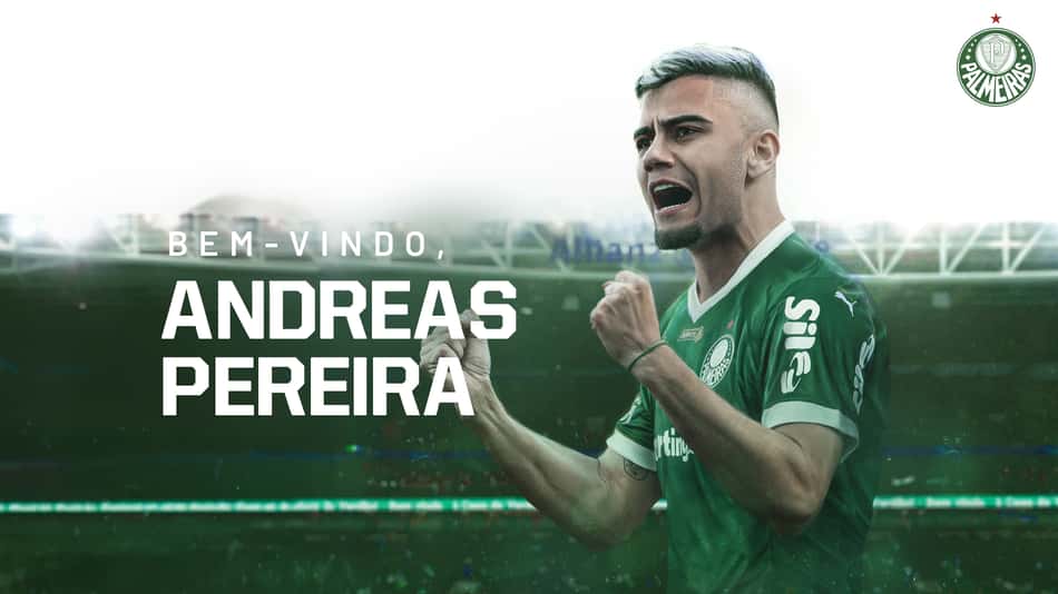 Andreas Pereira, meia do Palmeiras