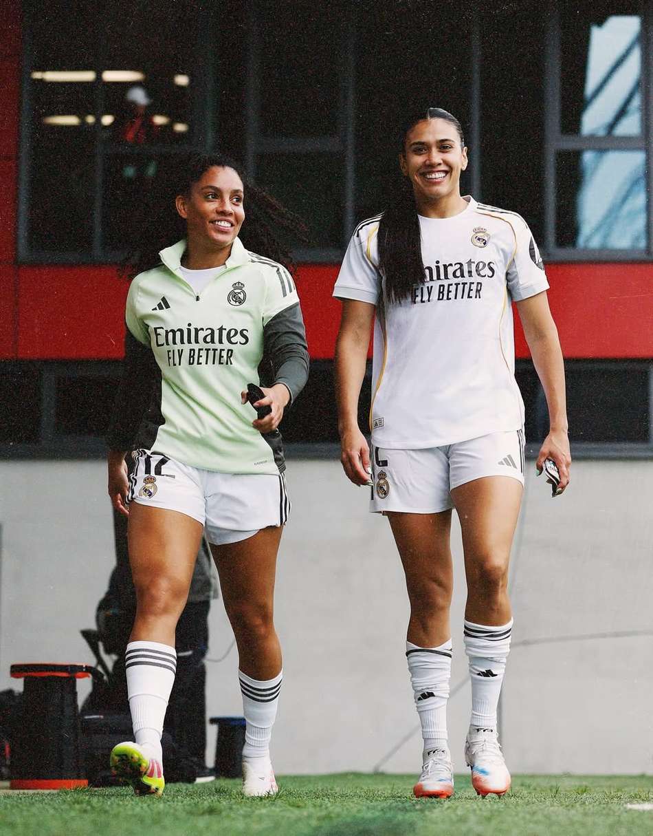 Antônia e Yasmim defendem o Real Madrid na Liga F