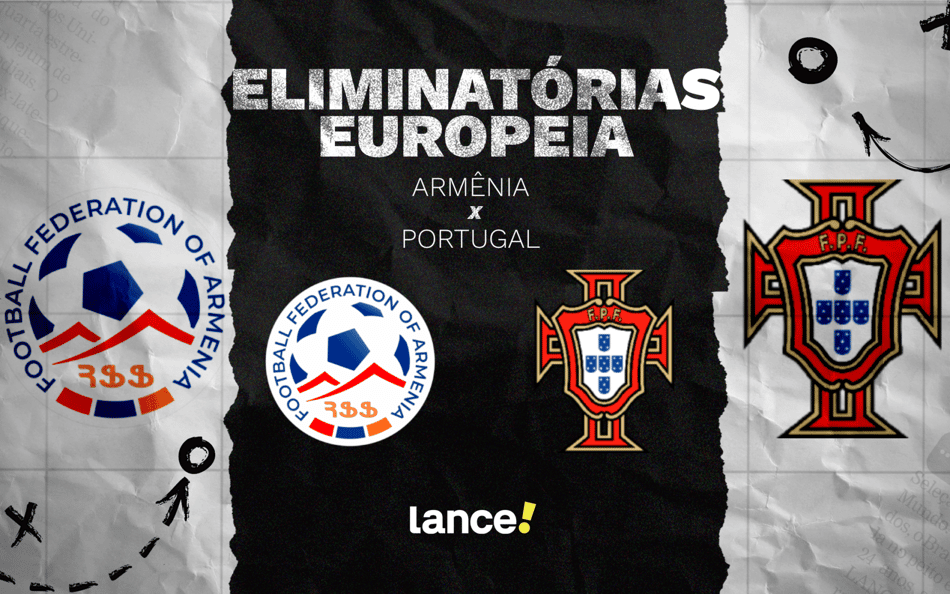 Armenia x Portugal duelam pelas Eliminatórias Europeias (Arte: Lance!)