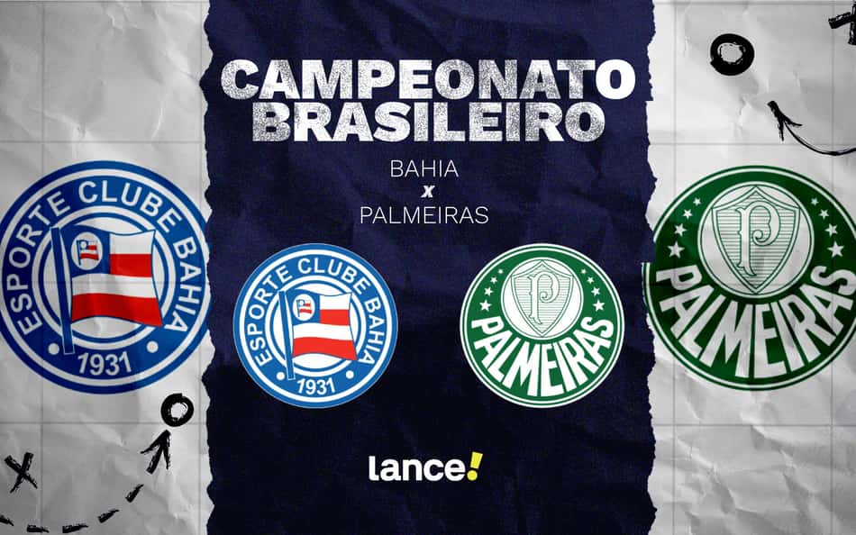 Bahia x Palmeiras: onde assistir ao vivo, horário e escalações do jogo pelo Brasileirão