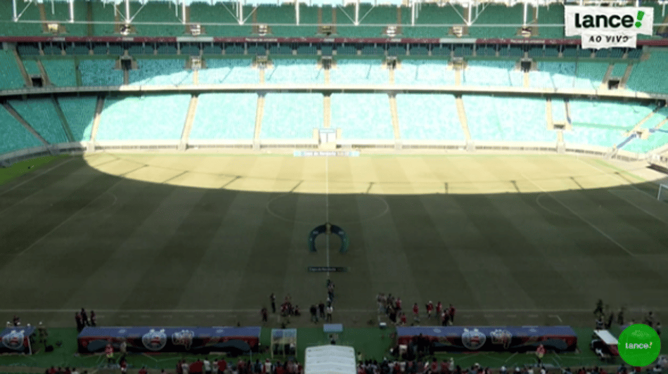 Arena Fonte Nova recebe Bahia x Grêmio (Foto: reprodução Lance!)