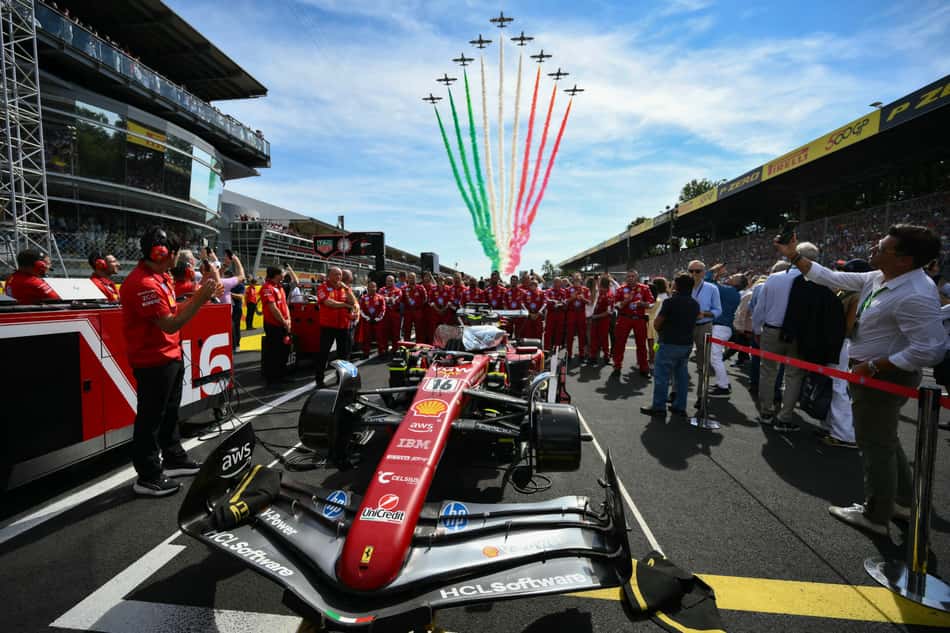 Charles Leclerc no GP da Itália (Foto: Marco BERTORELLO / AFP)