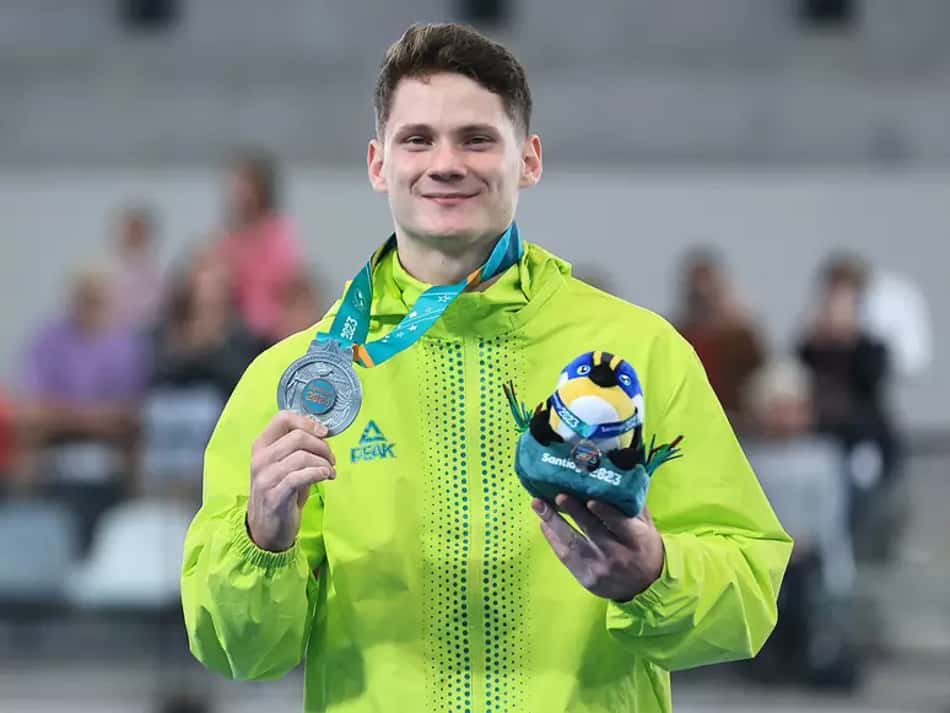 Diogo Soares no Pan-Americano 2023 (Foto: CBG)