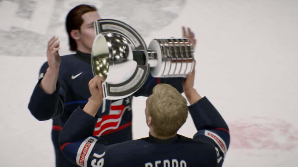 Partida do EA NHL 26 (Foto: Reprodução)