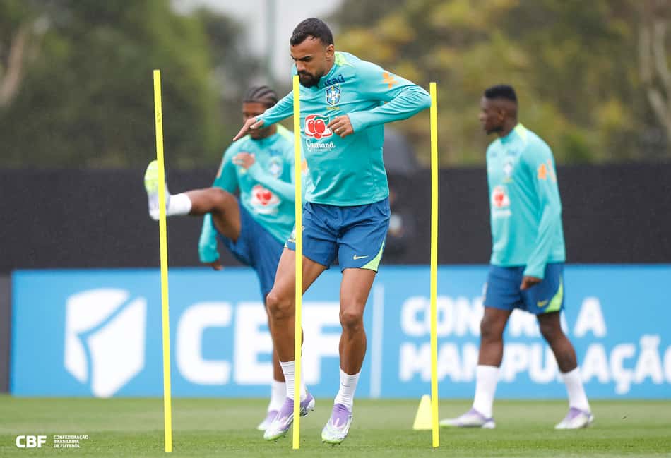 Fabrício Bruno treino Seleção