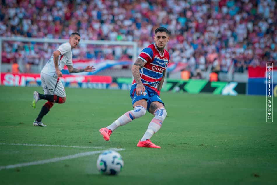 Partida entre Fortaleza e Vitória, pelo Brasileirão (Foto: Mateus Lotif/Fortaleza EC)