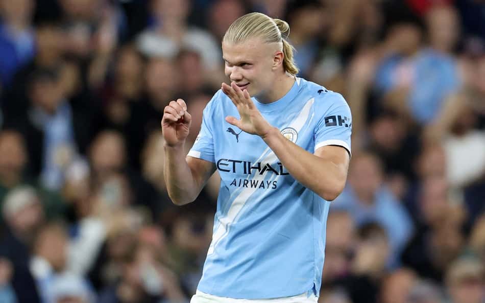 Haaland quebra recorde, e Manchester City vence Napoli na Champions League