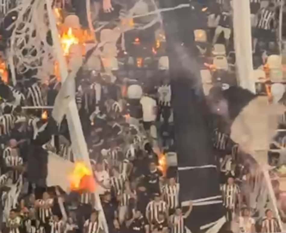 Incêndio Botafogo Vasco