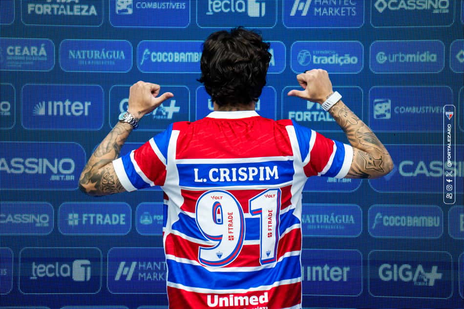Lucas Crispim, meio-campista do Fortaleza (Foto: Matheus Amorim/Fortaleza EC)