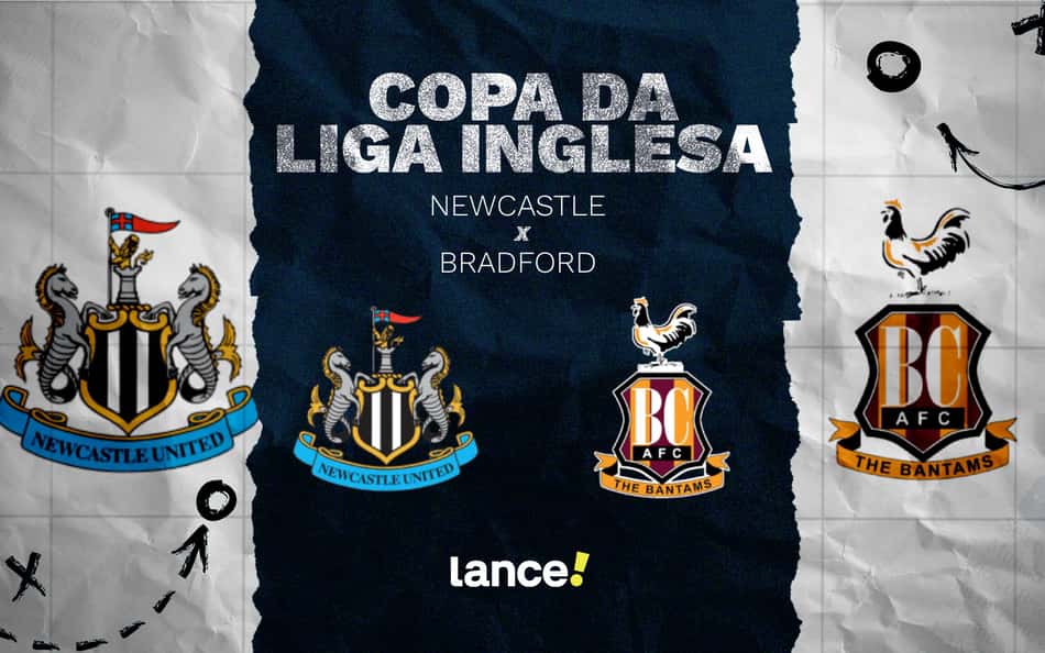Newcastle x Bradford City: onde assistir e prováveis escalações do jogo da Copa da Liga