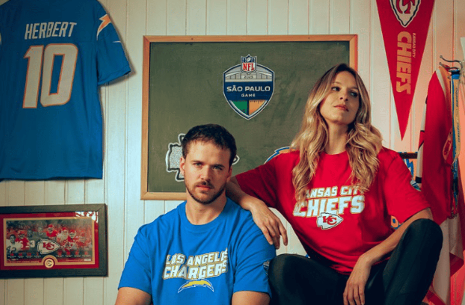 Camisas Chargers e Kansas City Chiefs NFL