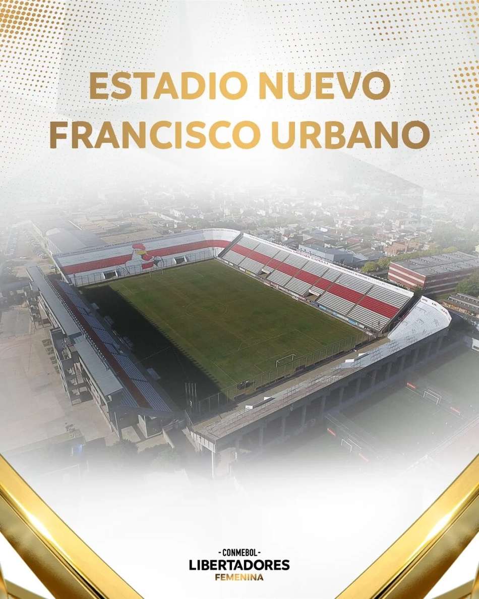 Estádio Nuevo Francisco Urbano recebe os jogos da Libertadores Feminina (Foto: Reprodução/Conmebol)