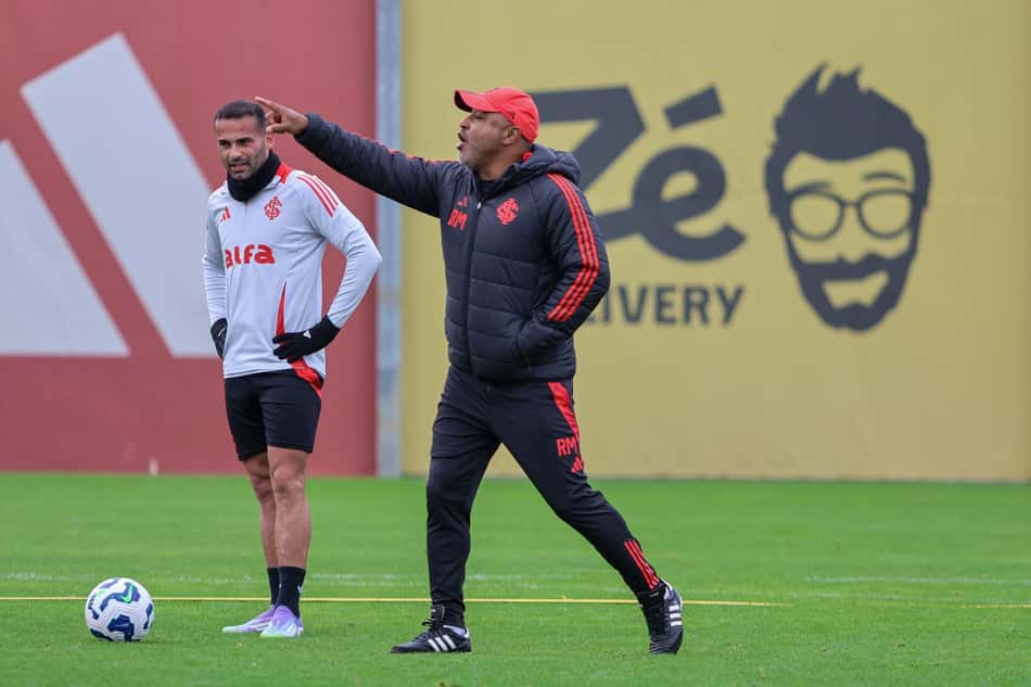 Thiago Maia e Roger Machado, do Internacional