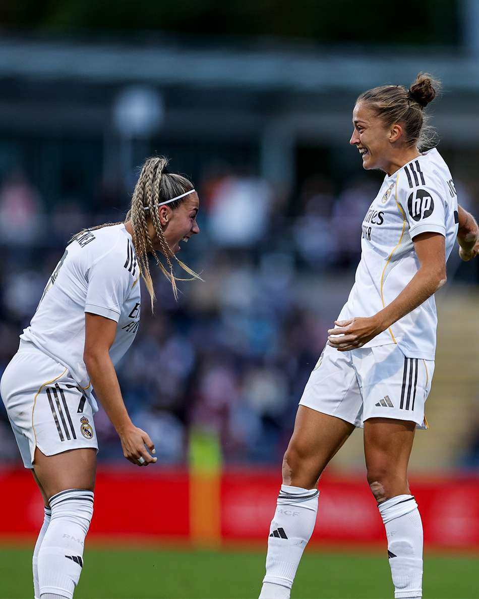 Jogadoras do Real Madrid comemoram vitória na Champions Feminina (Foto: Reprodução/Instagram)