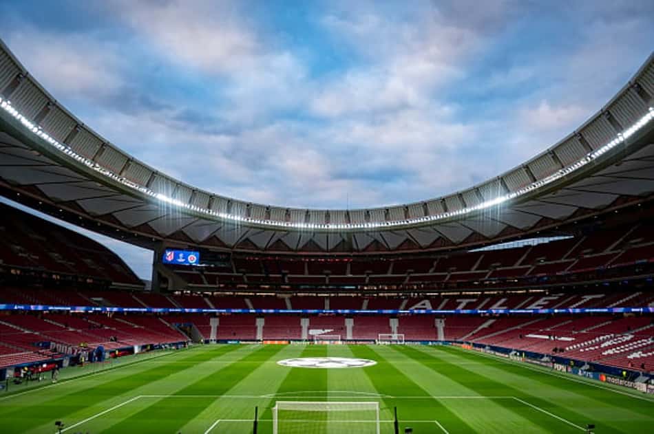 Estádio Metropolitano é a casa do Atlético de Madrid