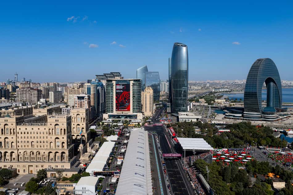 Circuito do GP do Azerbaijão (Foto: Rudy Carezzevoli / Getty Images / Red Bull Content Pool)