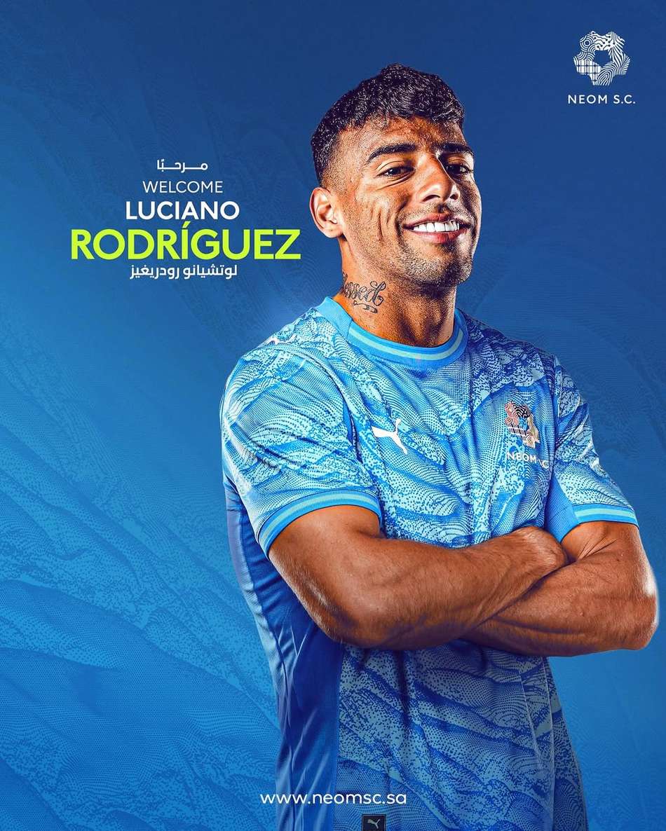 Lucho Rodríguez é anunciado pelo Neom (Foto: redes sociais)