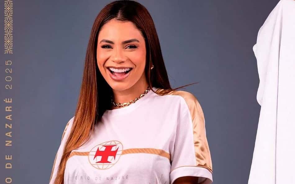 Com Lexa, Vasco lança camisa em homenagem ao Círio de Nazaré