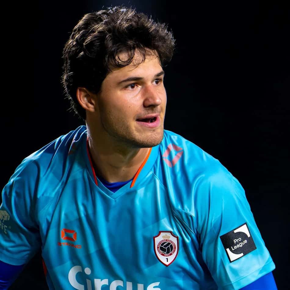 Senne Lammens em ação no Royal Antwerp (Foto: Reprodução)