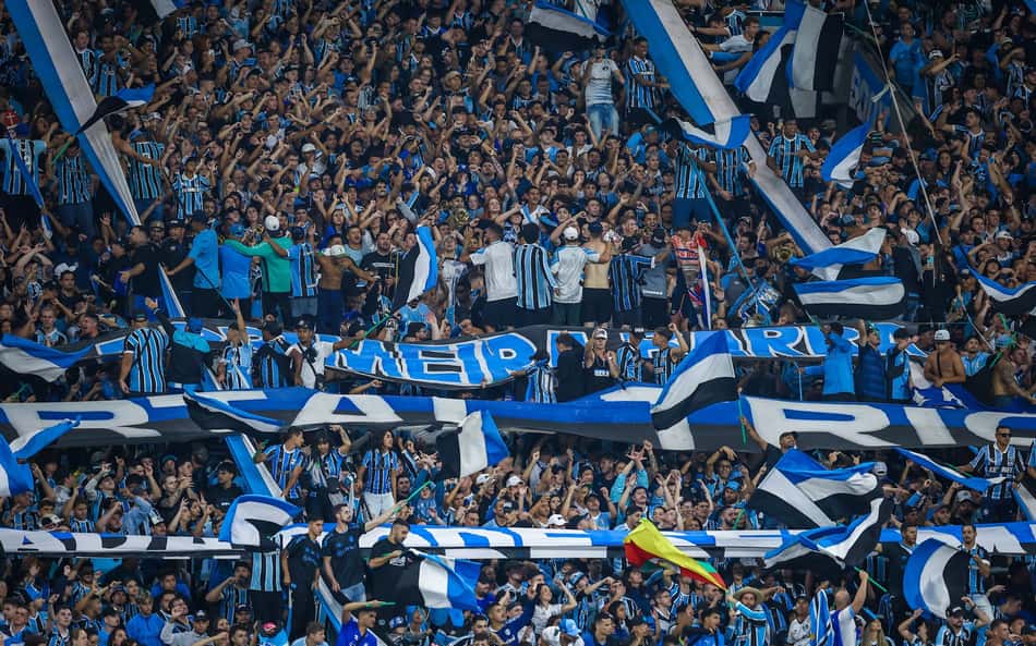 Torcida do Grêmio no clássico Gre-Nal 447. (Foto: Lucas Uebel/Grêmio FBPA)