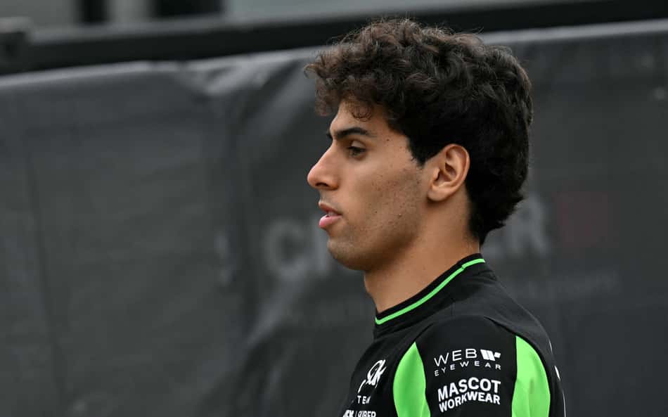 Gabriel Bortoleto, da Sauber, no GP da Inglaterra