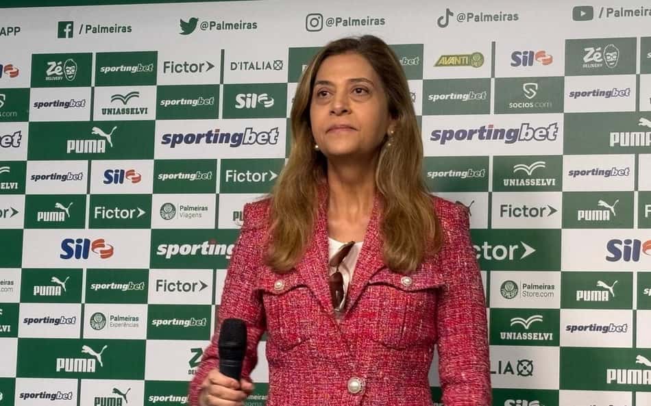 Leila Pereira, presidente do Palmeiras (Foto: Vitor Palhares/ Lance!)