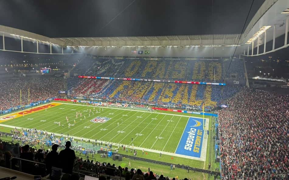 Neo Química Arena NFL São Paulo Game futebol americano Los Angeles Chargers Kansas City Chiefs