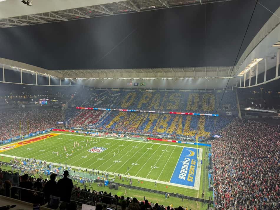 Neo Química Arena NFL São Paulo Game futebol americano Los Angeles Chargers Kansas City Chiefs