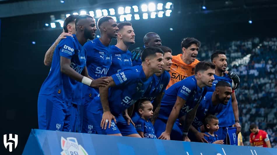 Jogos de hoje: o Al-Hilal enfrenta o Al-Najma pelo Campeonato Saudita (Foto: Divulgação/Al-Hilal)