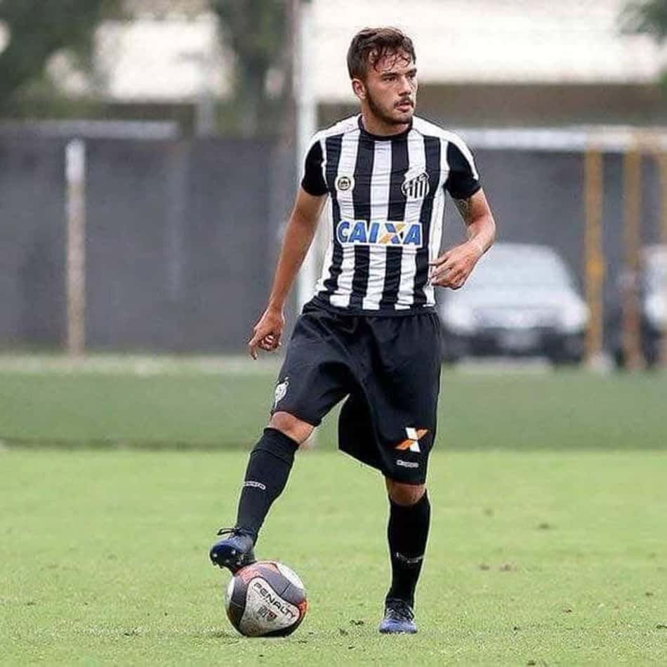 Marco Rotondano, no Santos. (Foto: Acervo pessoal)