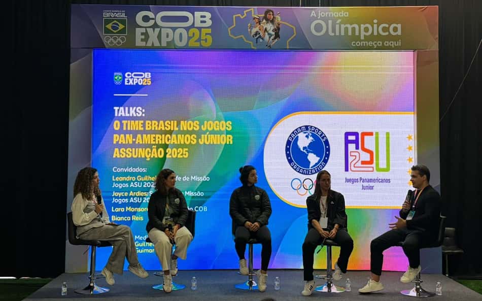 Lance! apresenta painel sobre o Pan Júnior 2025 na COB Expo com destaque à geração do esporte no país