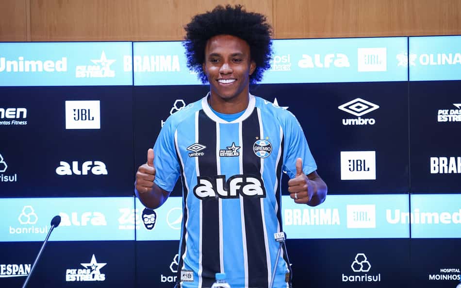 As duas pessoas que foram fundamentais para a ida de Willian ao Grêmio