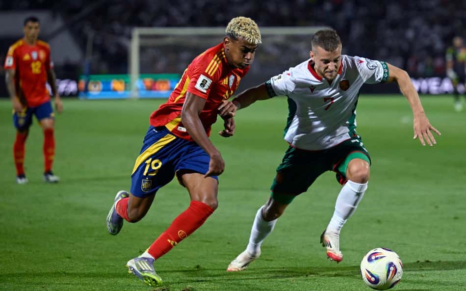 Com Yamal decidindo, Espanha vence Bulgária com tranquilidade