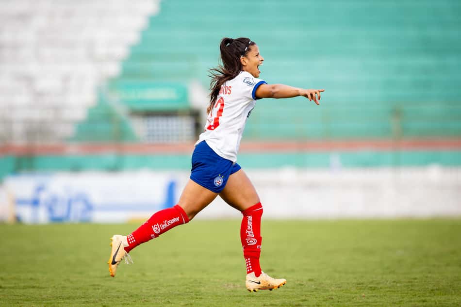 Bahia e Bragantnio, adversários na Copa do Brasil Feminina, se enfrentaram no Brasileirão Feminino