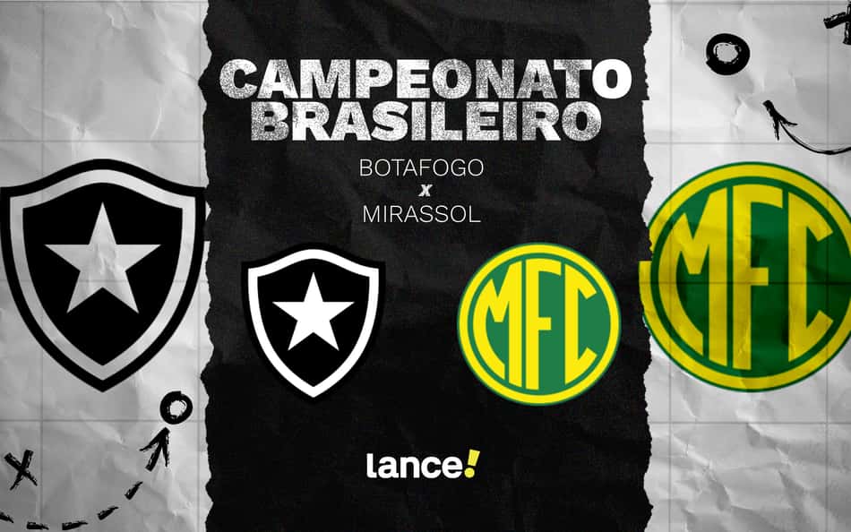 Botafogo x Mirassol: onde assistir ao vivo, horário e escalações do jogo pelo Brasileirão