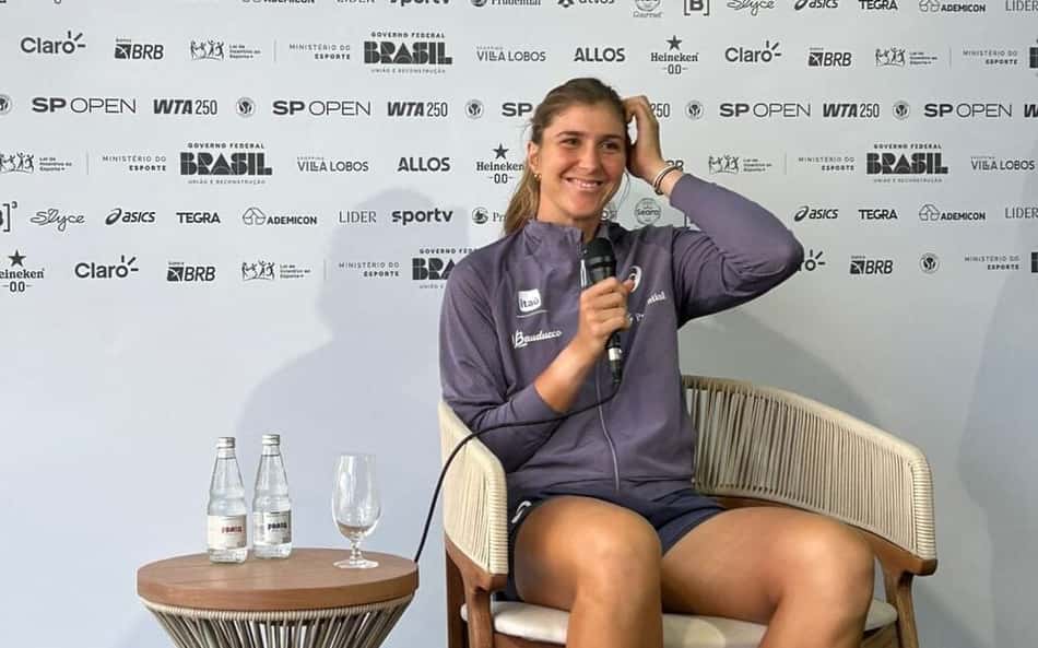 Bia Haddad 'troca' torneio nos EUA para disputar SP Open: 'Inegociável'