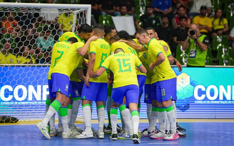 Seleção brasileira se destaca na Copa das Nações de Futsal