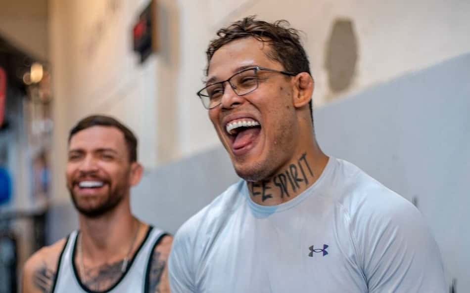 Brasileiros Ruffy e Borralho apostam em bônus no UFC Paris (Foto: Reprodução Instagram Caio Borralho)