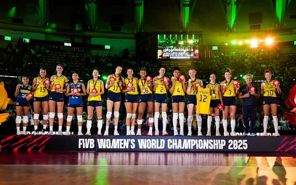 Brasil Mundial de Vôlei (Foto: vOLLEYBALL wORLD)