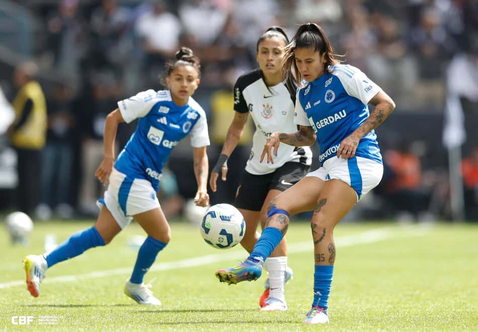 Final do Brasileirão Feminino 2025 entre Corinthians e Cruzeiro. (Foto: Rafael Ribeiro/CBF)