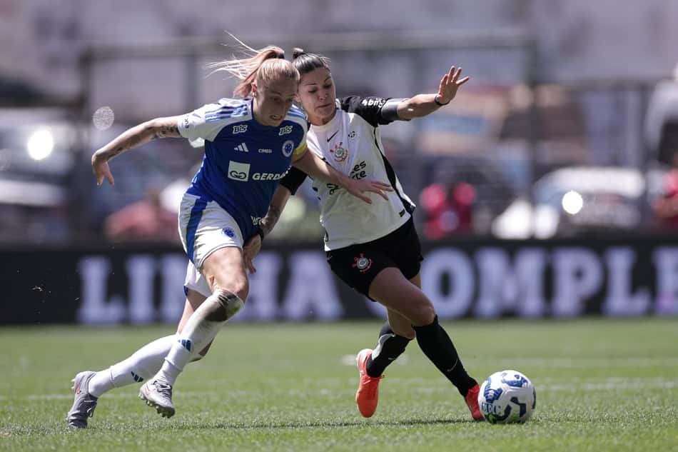 Cruzeiro e Corinthians se enfrentam na final do Brasileirão Feminino (Foto: Cris Mattos/Staff Images Woman/CBF)