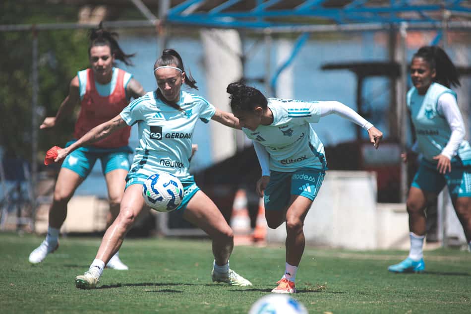 Cruzeiro treina com foco na decisão diante do Corinthians. (Foto: Gustavo Martins/ Cruzeiro)