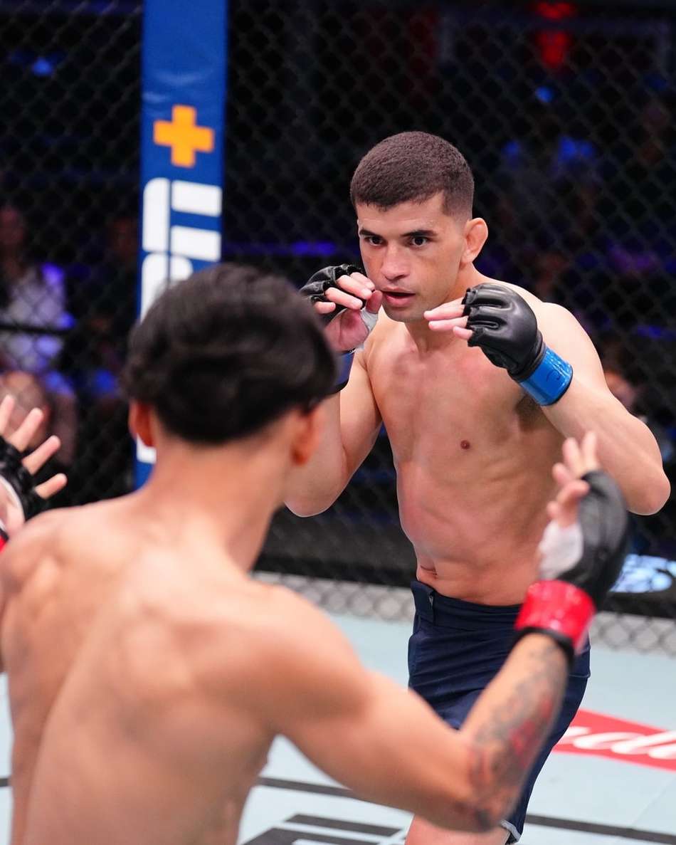 Eduardo Chapolin venceu no DWCS (Foto: Reprodução Instagram UFC Brasil)