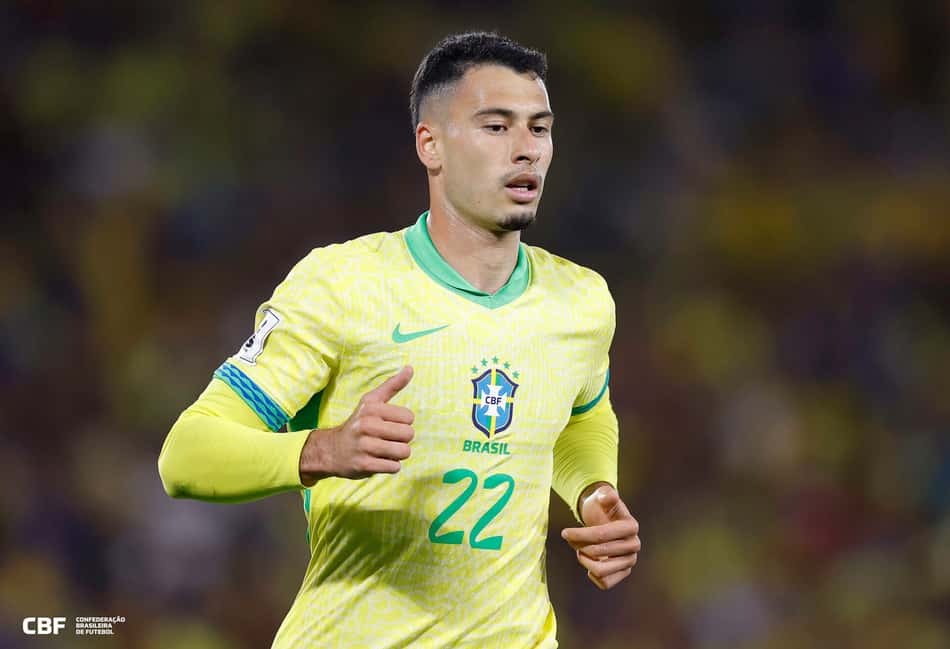 Gabriel Martinelli foi titular na vitória da Seleção sobre o Chile