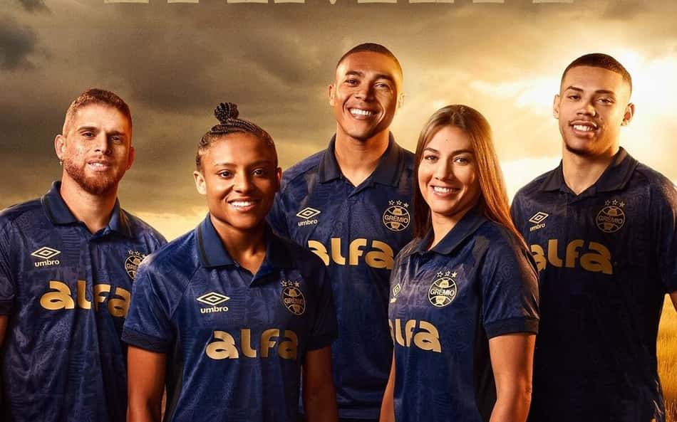 Em homenagem ao Pampa Gaúcho, Grêmio lança 3ª camisa; veja imagens