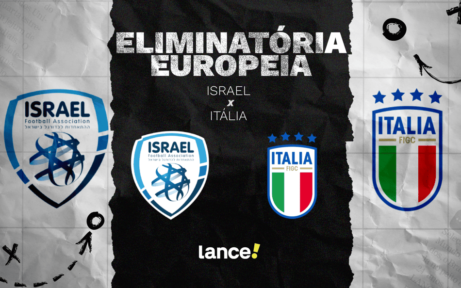Israel x Itália: onde assistir ao vivo, horário e escalações do jogo pelas Eliminatórias