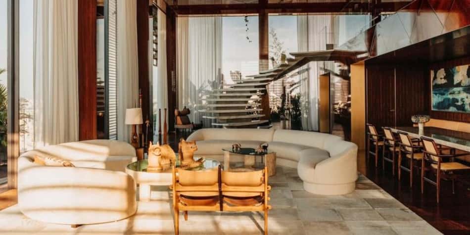 Imagens do Penthouse Suite do hotel Rosewood São Paulo (Foto: Divulgação)