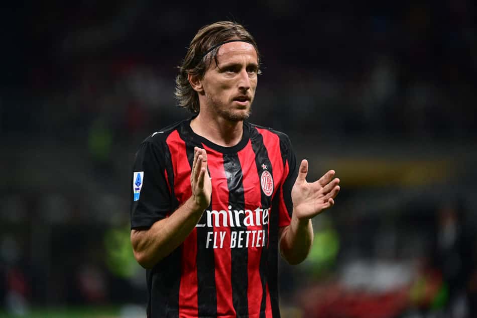 Modric em Milan x Napoli (Foto: Piero Cruciatti / AFP)