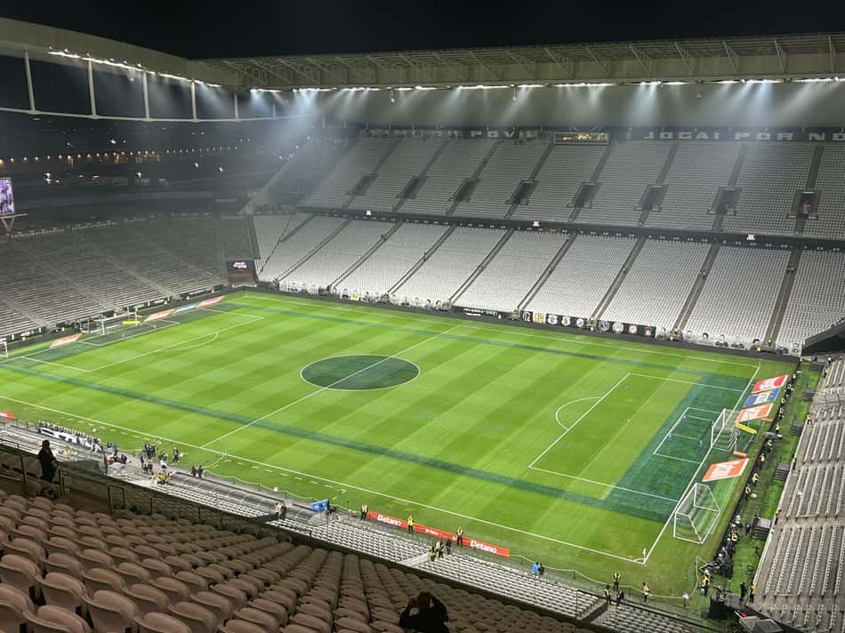 Neo Química Arena antes do jogo entre Corinthians e Athletico-PR pela Copa do Brasil (Foto: Ulisses Lopresti / Lance)