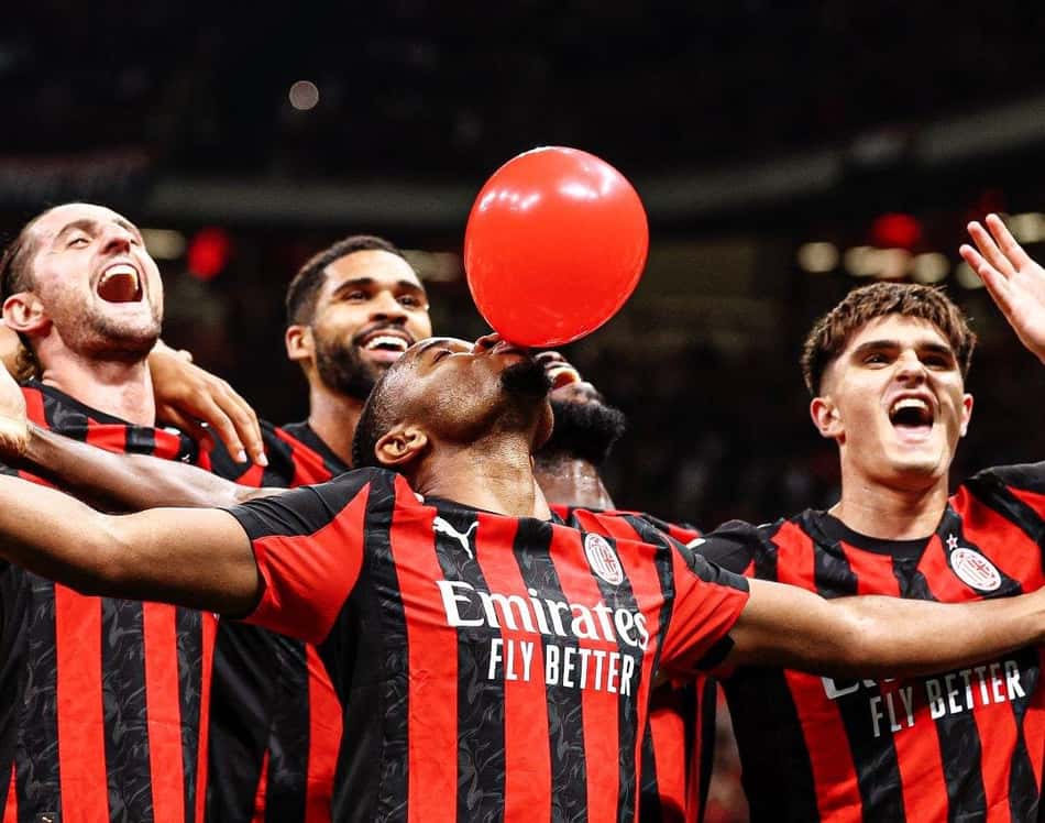 Com gol de Nkunku, o Millan venceu o Lecce pela Copa da Itália (Foto: Divulgação/Milan)